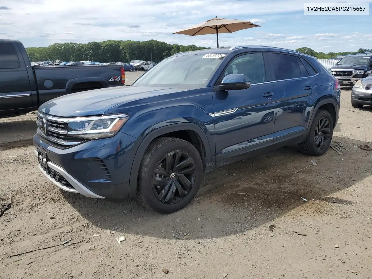 2023 Volkswagen Atlas Cross Sport Se VIN: 1V2HE2CA6PC215667 Lot: 65495275
