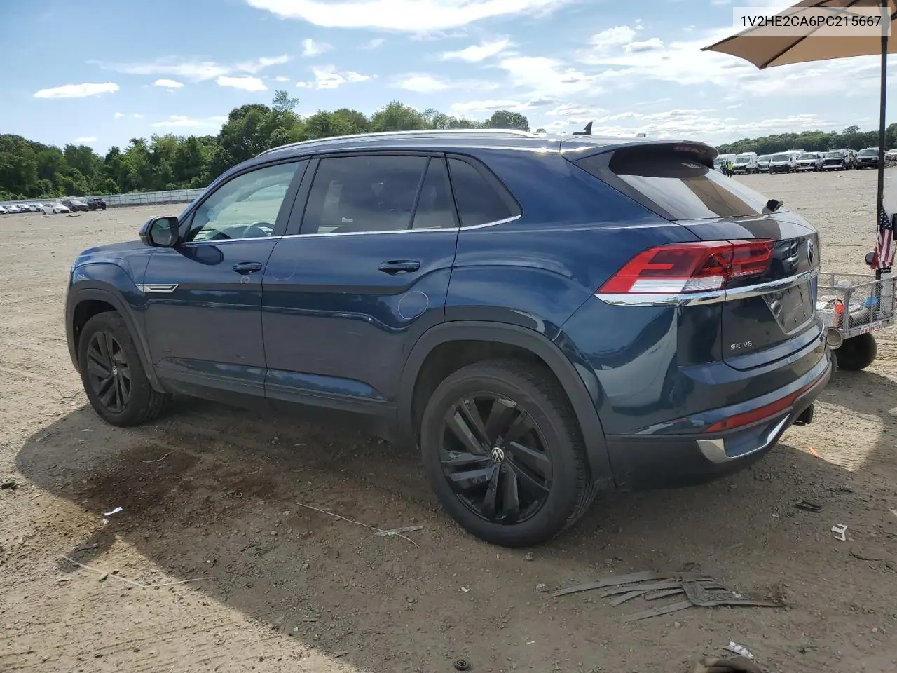 2023 Volkswagen Atlas Cross Sport Se VIN: 1V2HE2CA6PC215667 Lot: 65495275