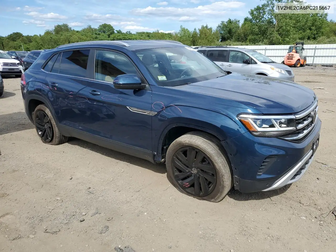 2023 Volkswagen Atlas Cross Sport Se VIN: 1V2HE2CA6PC215667 Lot: 65495275
