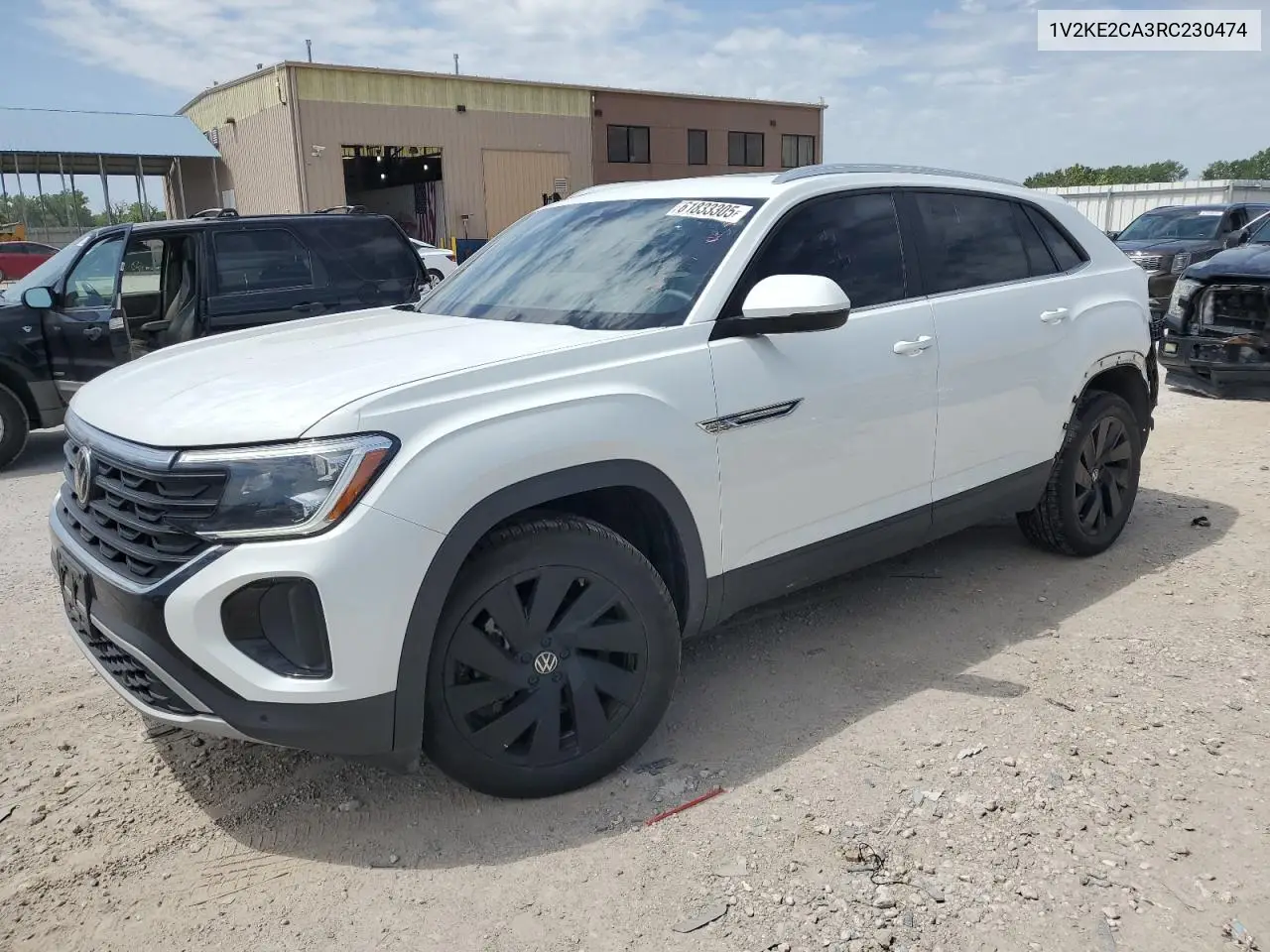 2024 Volkswagen Atlas Cross Sport Se VIN: 1V2KE2CA3RC230474 Lot: 61833305