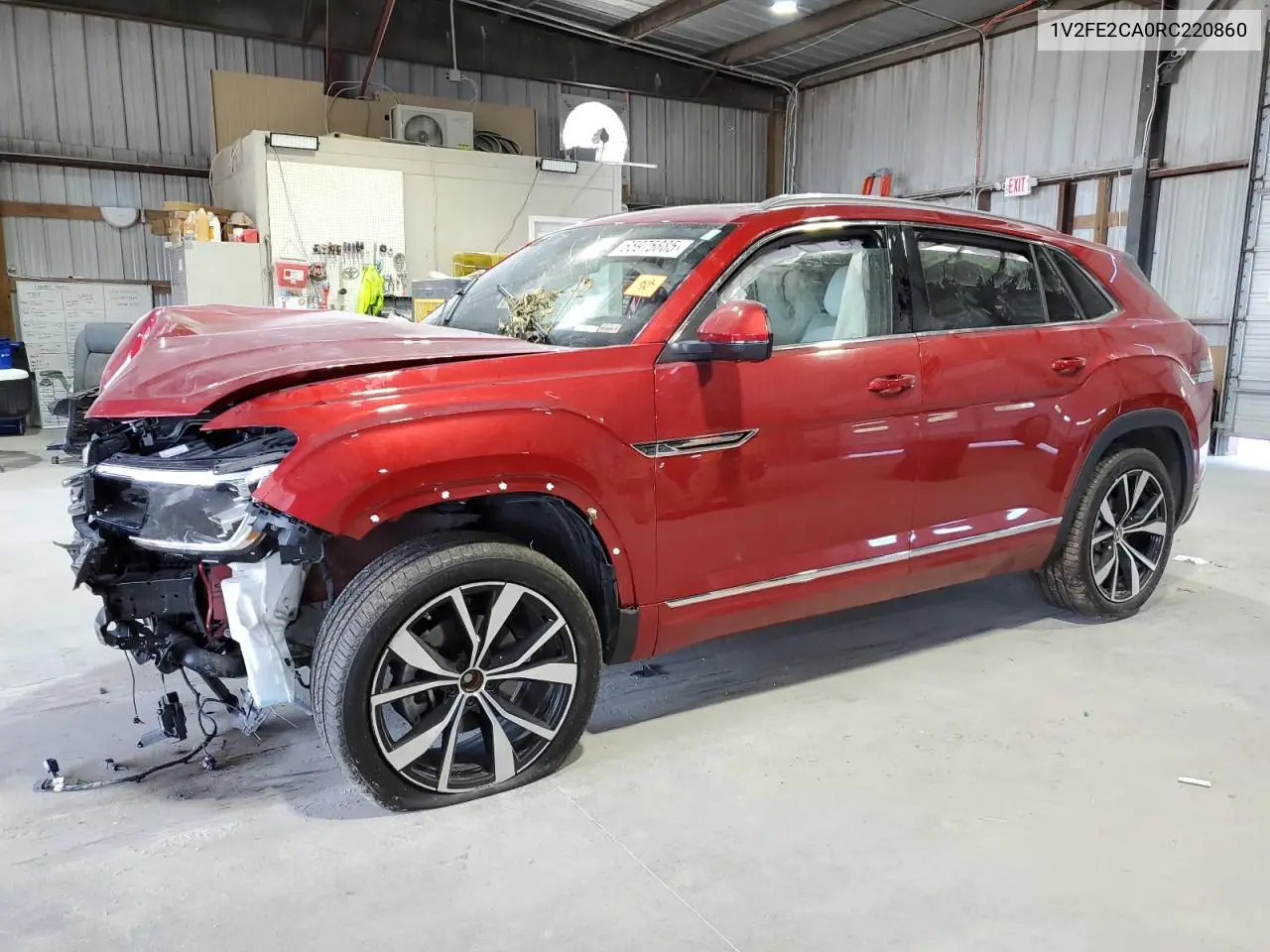 2024 Volkswagen Atlas Cross Sport Sel Premium R-Line VIN: 1V2FE2CA0RC220860 Lot: 65975885