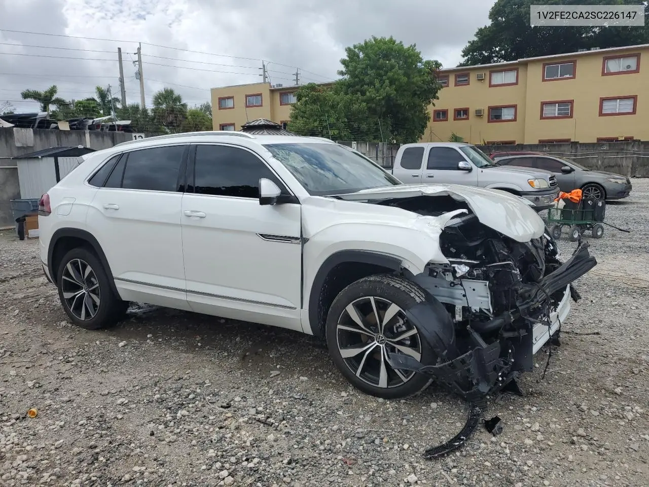2025 Volkswagen Atlas Cross Sport Sel Premium R-Line VIN: 1V2FE2CA2SC226147 Lot: 65171385