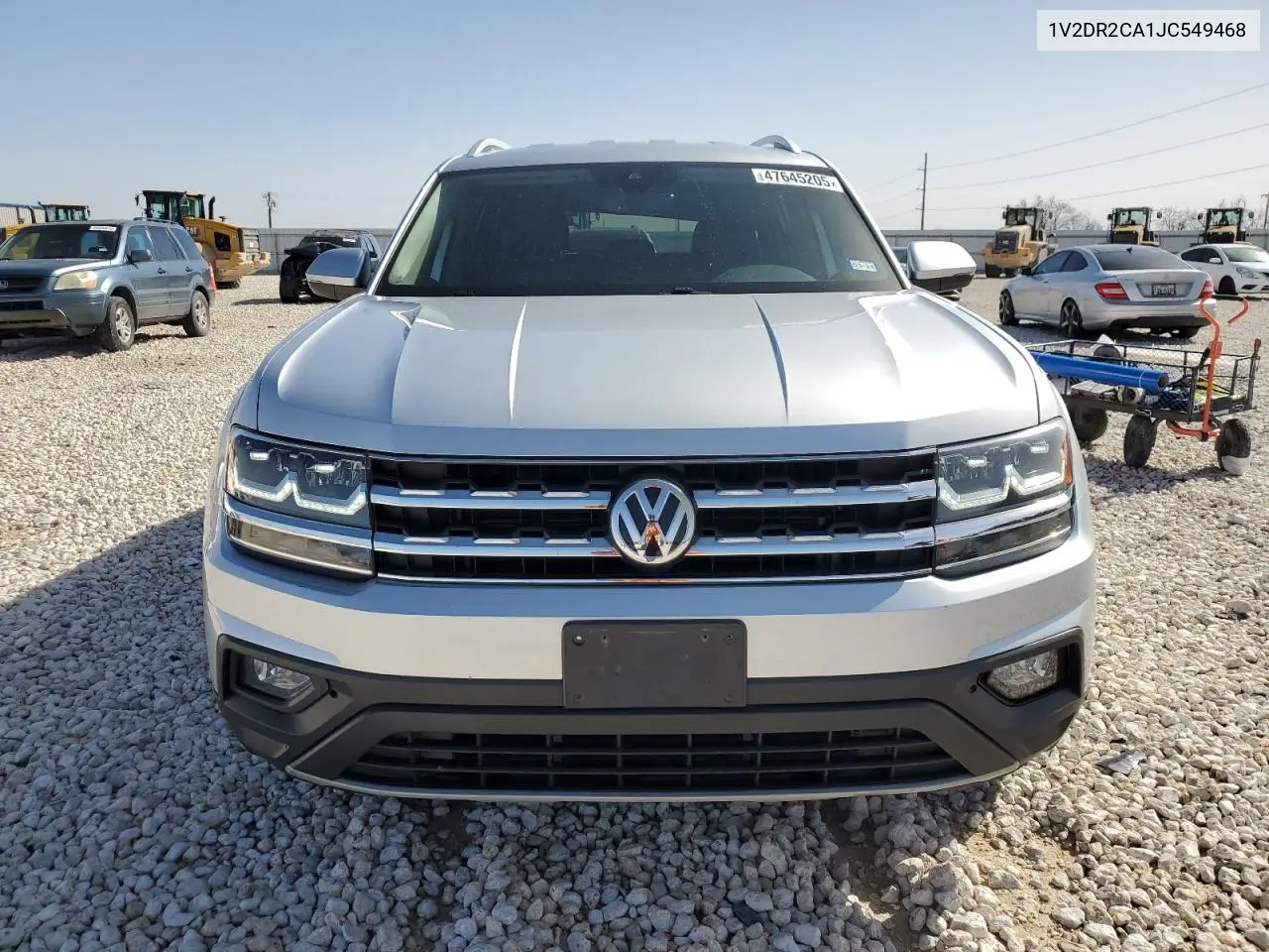 2018 Volkswagen Atlas Se VIN: 1V2DR2CA1JC549468 Lot: 47645205