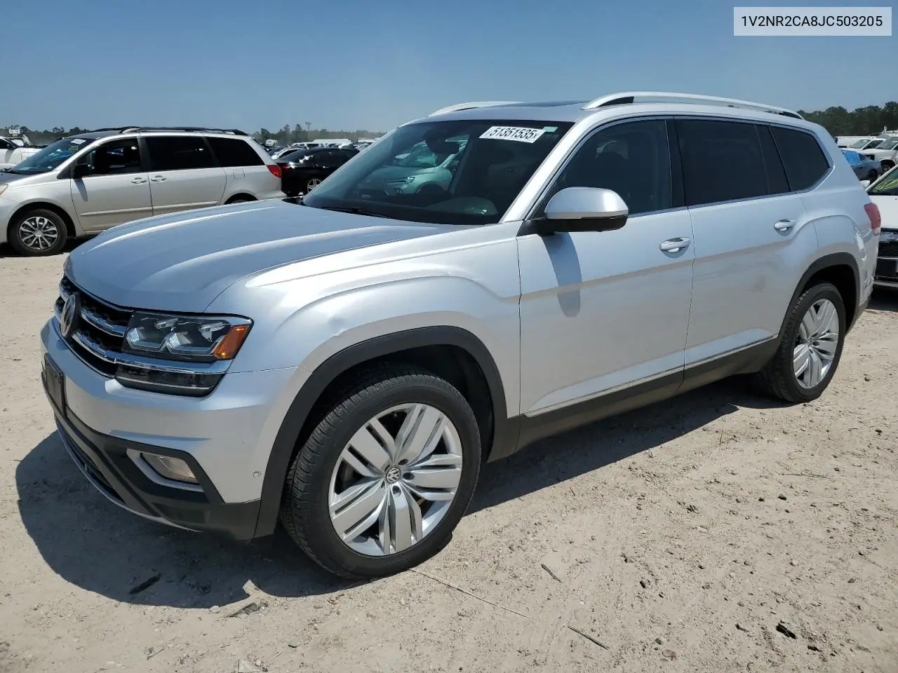 2018 Volkswagen Atlas Sel Premium VIN: 1V2NR2CA8JC503205 Lot: 51351535