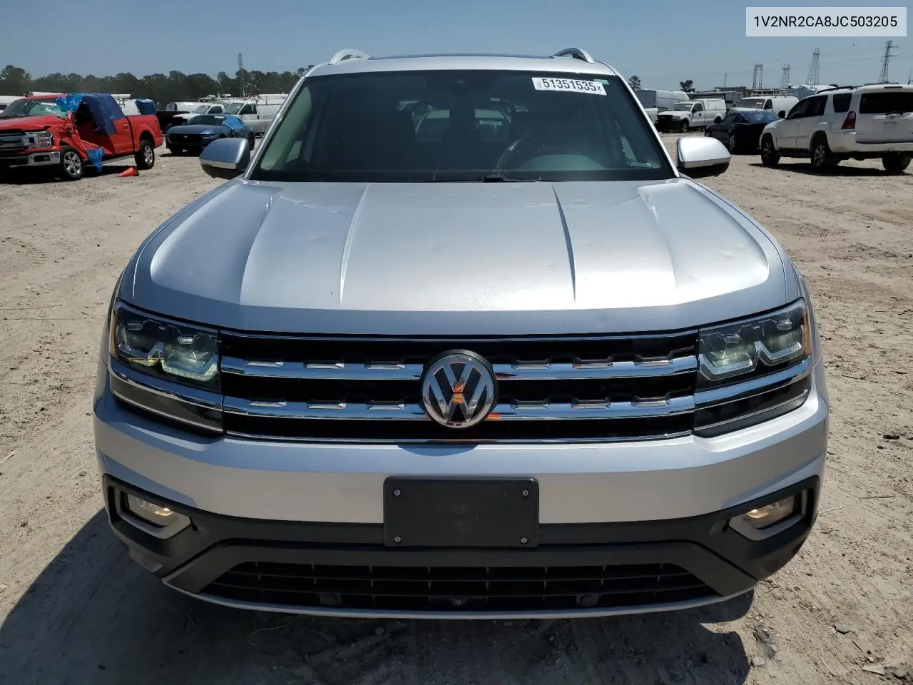 2018 Volkswagen Atlas Sel Premium VIN: 1V2NR2CA8JC503205 Lot: 51351535