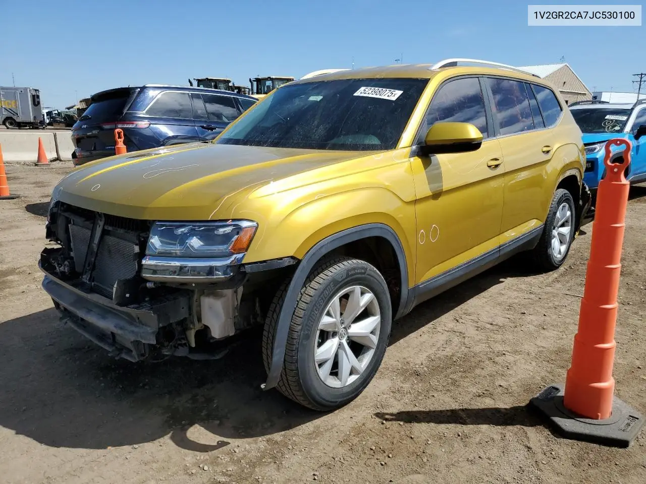 2018 Volkswagen Atlas S VIN: 1V2GR2CA7JC530100 Lot: 52398075