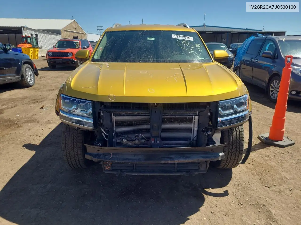 2018 Volkswagen Atlas S VIN: 1V2GR2CA7JC530100 Lot: 52398075