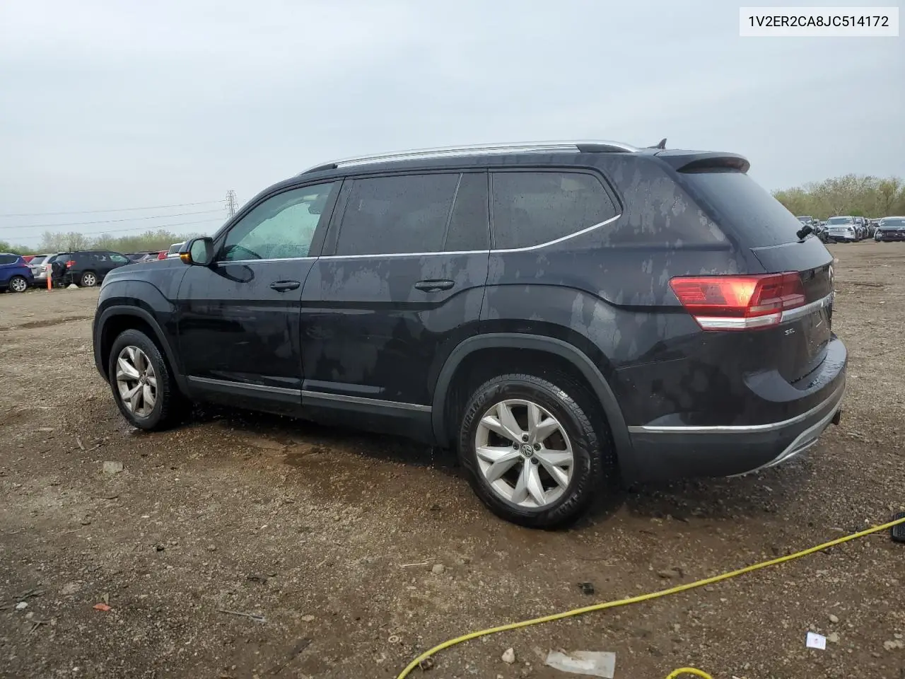 2018 Volkswagen Atlas Sel VIN: 1V2ER2CA8JC514172 Lot: 55598685