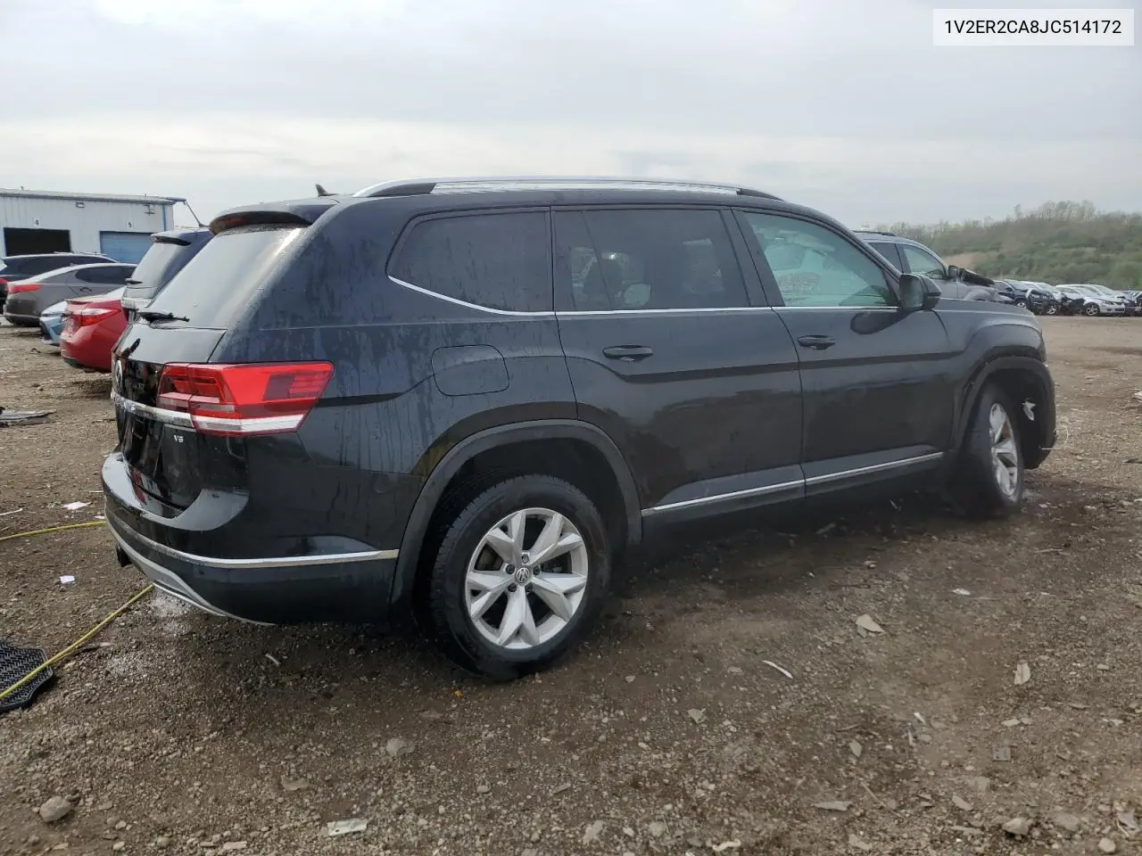 2018 Volkswagen Atlas Sel VIN: 1V2ER2CA8JC514172 Lot: 55598685