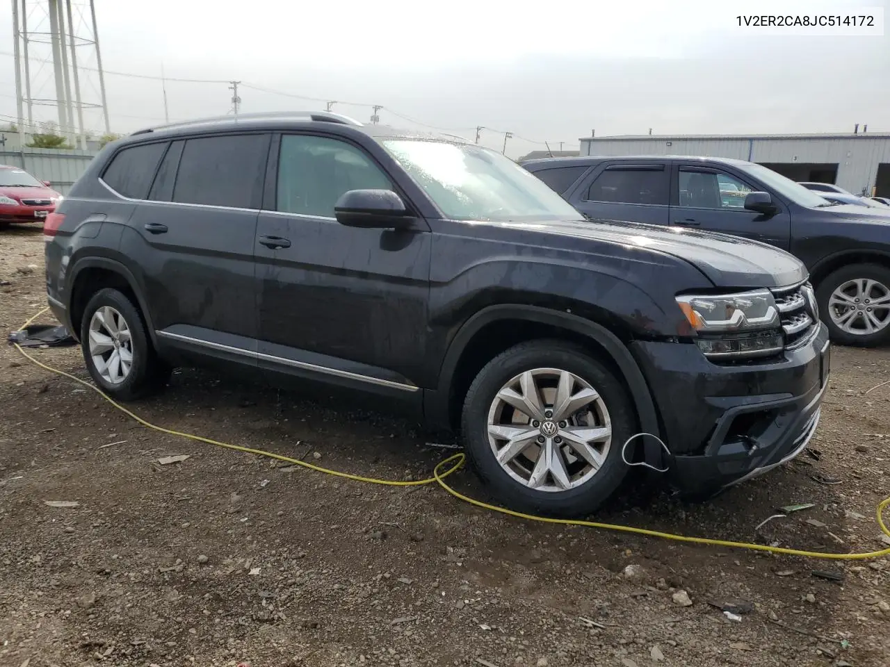 2018 Volkswagen Atlas Sel VIN: 1V2ER2CA8JC514172 Lot: 55598685