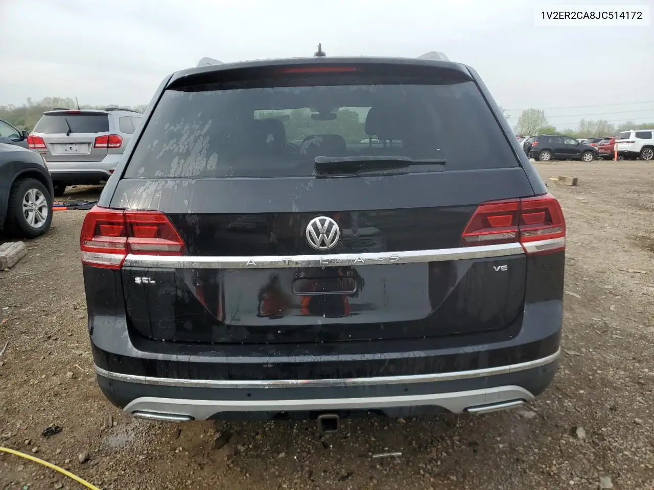 2018 Volkswagen Atlas Sel VIN: 1V2ER2CA8JC514172 Lot: 55598685