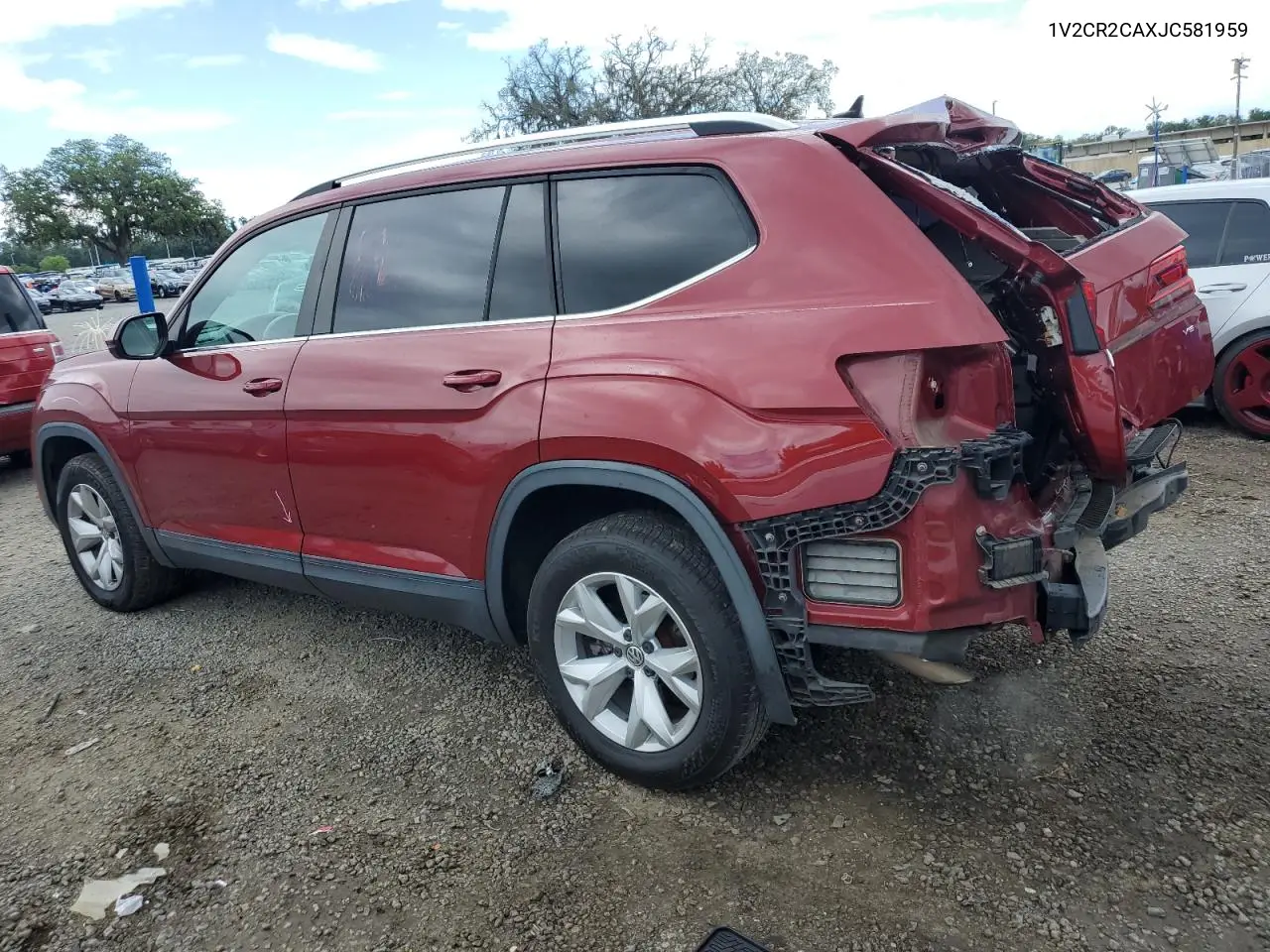 2018 Volkswagen Atlas Se VIN: 1V2CR2CAXJC581959 Lot: 56651595