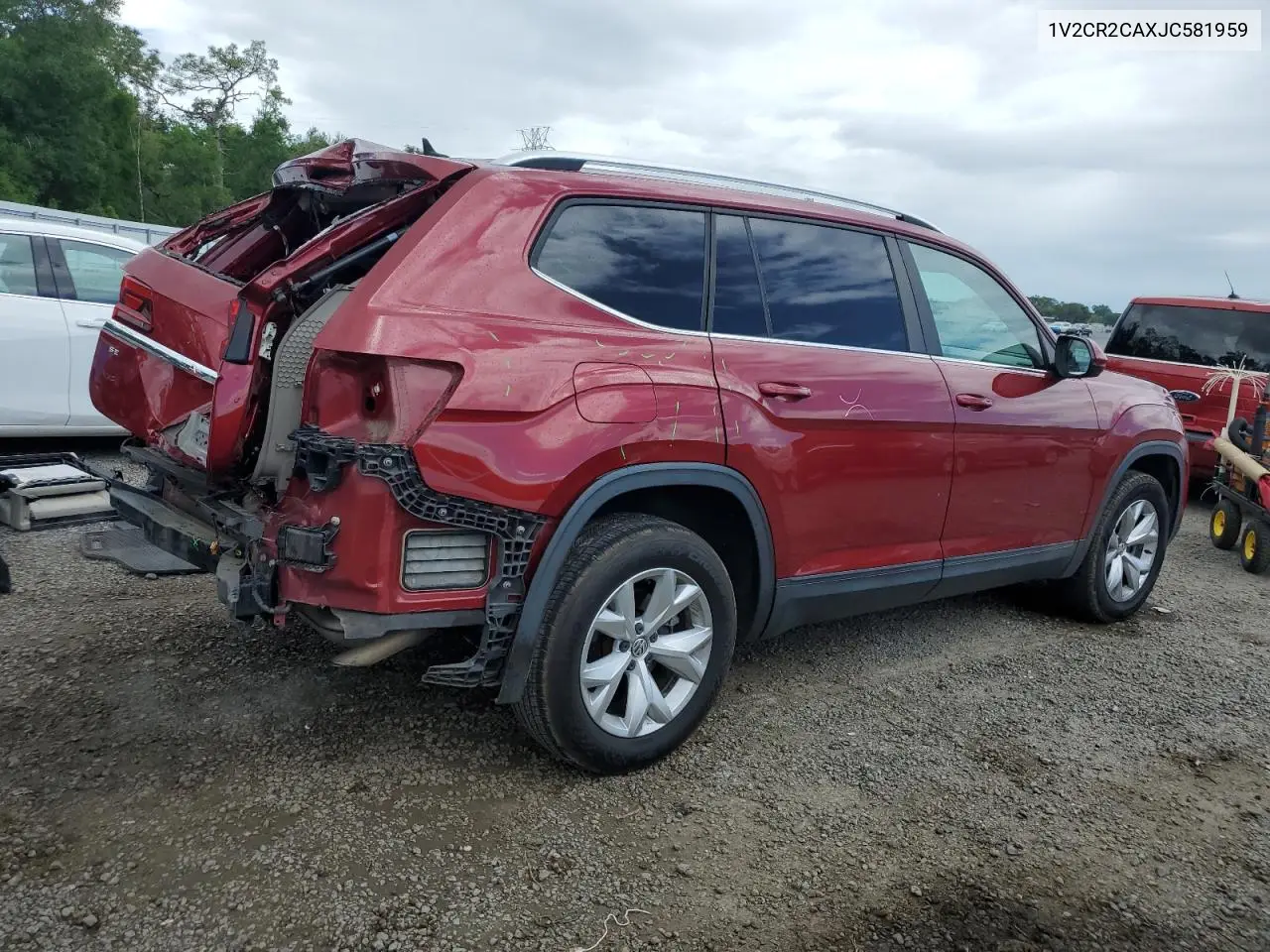 2018 Volkswagen Atlas Se VIN: 1V2CR2CAXJC581959 Lot: 56651595
