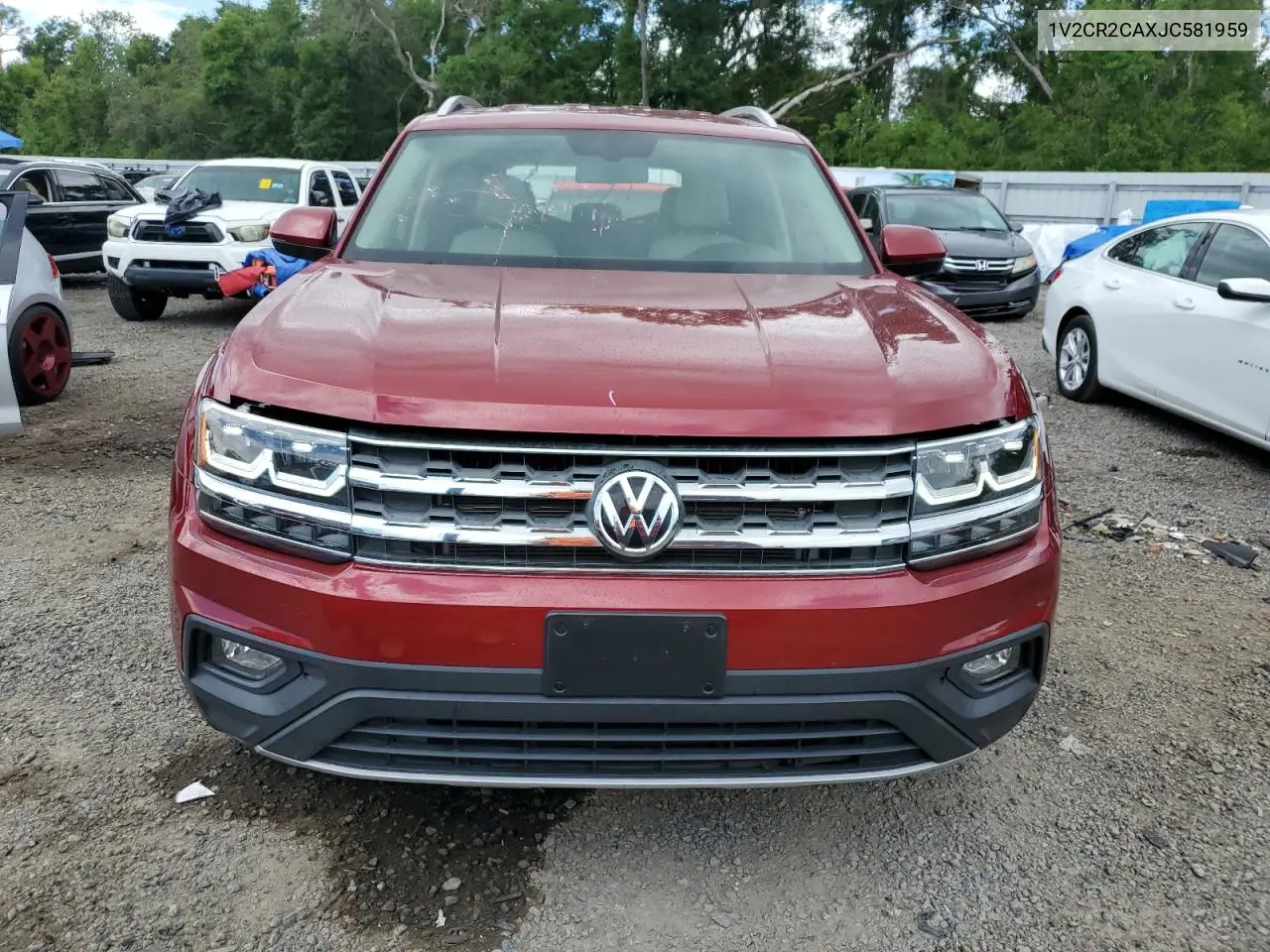2018 Volkswagen Atlas Se VIN: 1V2CR2CAXJC581959 Lot: 56651595