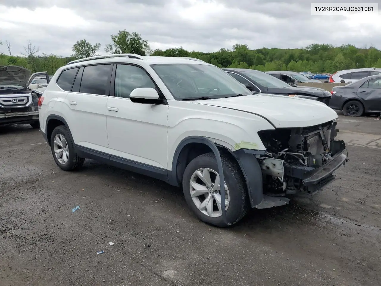 2018 Volkswagen Atlas Se VIN: 1V2KR2CA9JC531081 Lot: 56822955