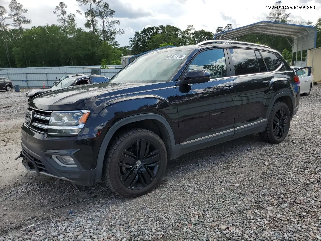 2018 Volkswagen Atlas Sel VIN: 1V2EP2CA5JC599350 Lot: 56845315