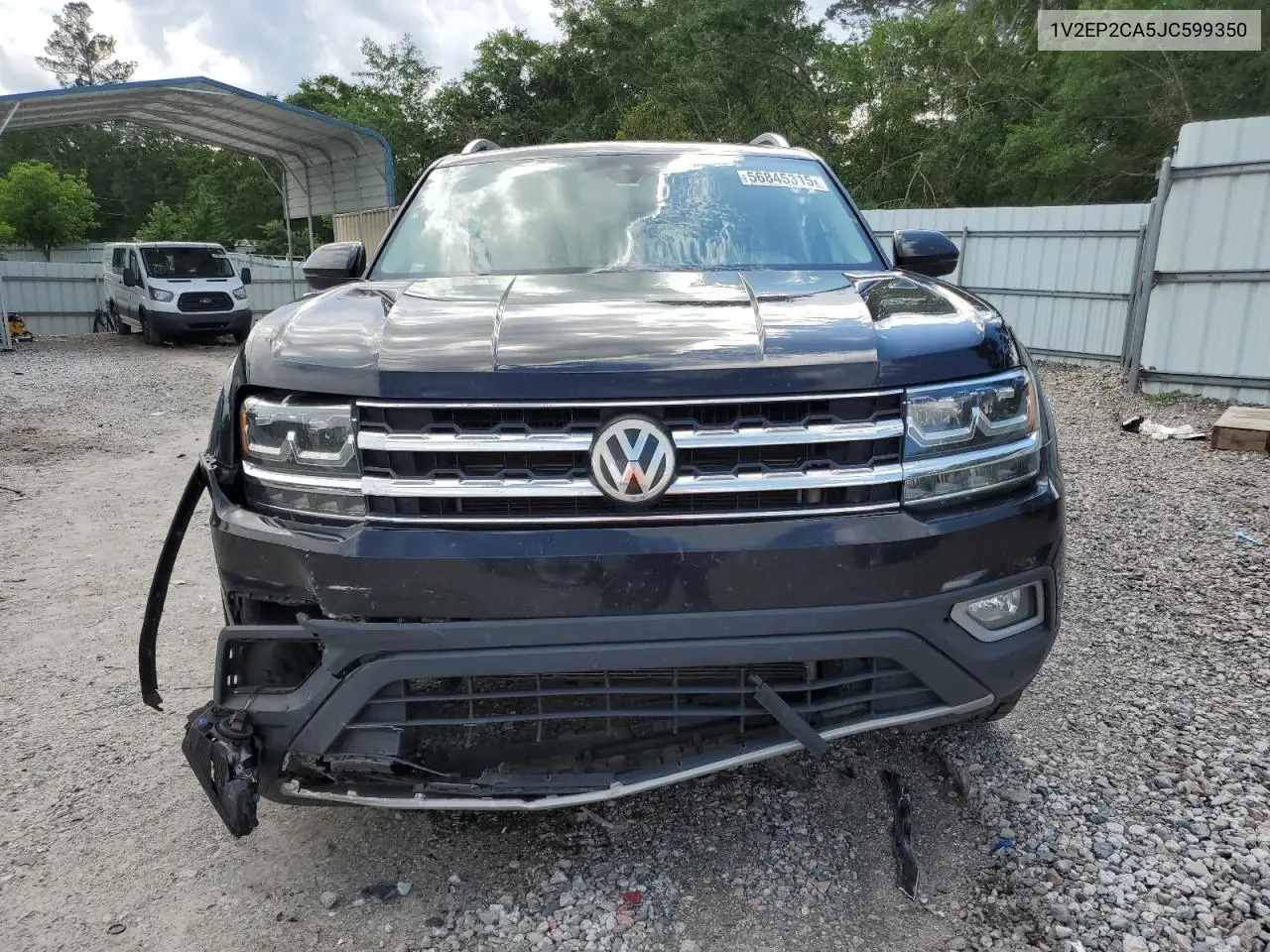 2018 Volkswagen Atlas Sel VIN: 1V2EP2CA5JC599350 Lot: 56845315
