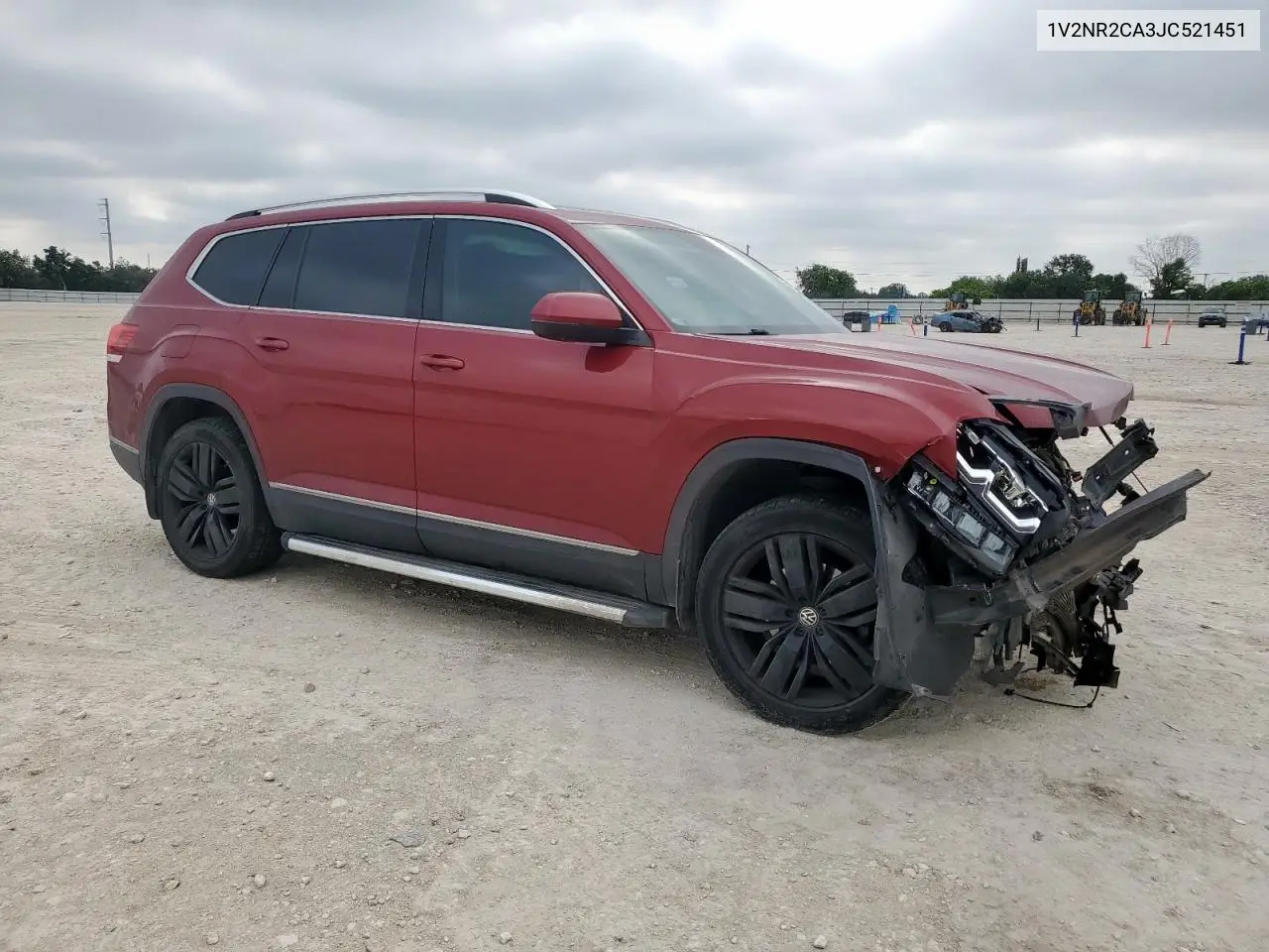 2018 Volkswagen Atlas Sel Premium VIN: 1V2NR2CA3JC521451 Lot: 56914555