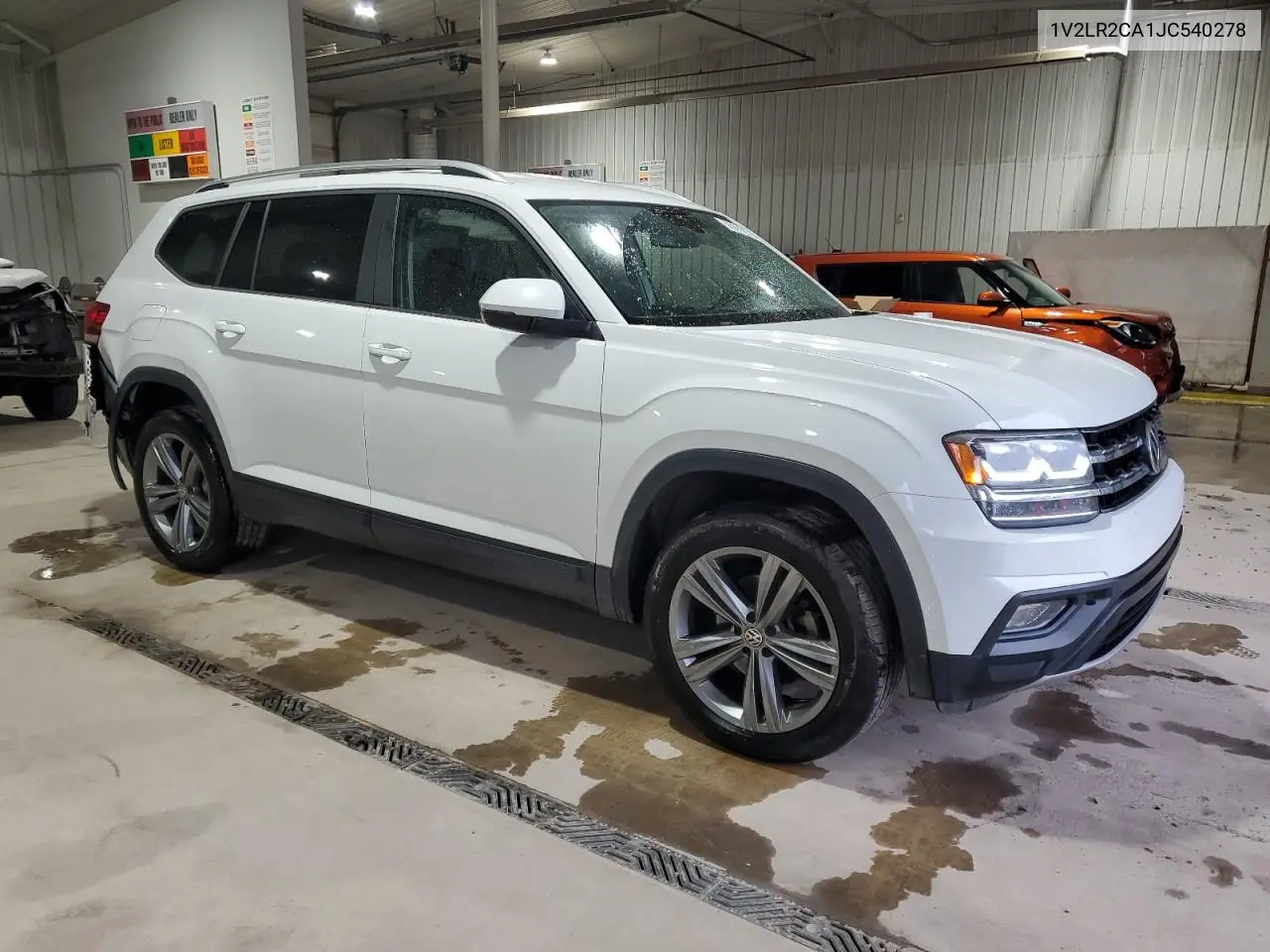 2018 Volkswagen Atlas Se VIN: 1V2LR2CA1JC540278 Lot: 58067065