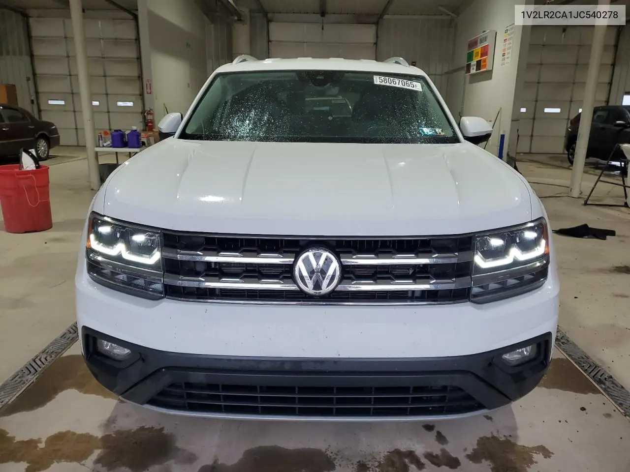 2018 Volkswagen Atlas Se VIN: 1V2LR2CA1JC540278 Lot: 58067065