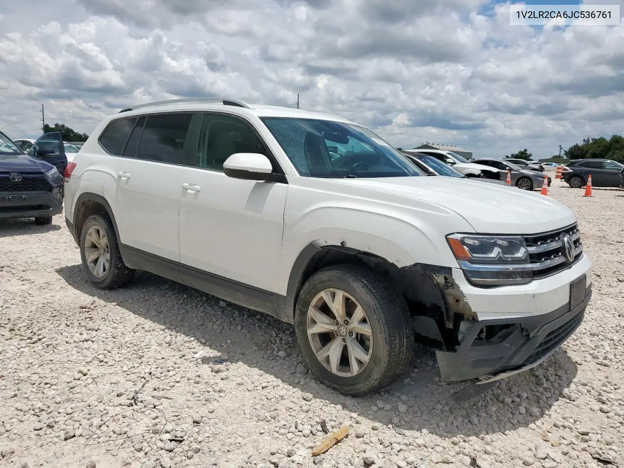2018 Volkswagen Atlas Se VIN: 1V2LR2CA6JC536761 Lot: 62390765