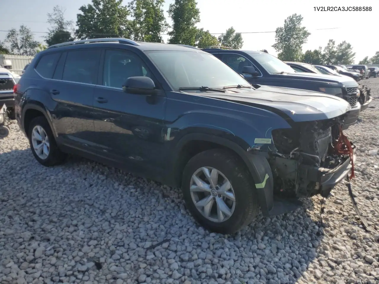 2018 Volkswagen Atlas Se VIN: 1V2LR2CA3JC588588 Lot: 65305095