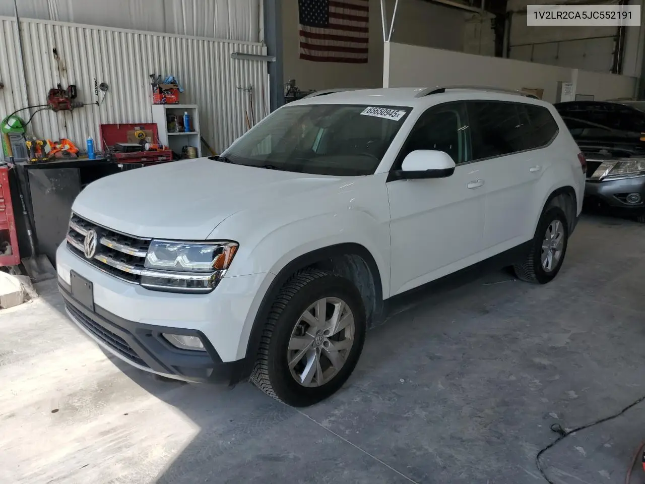 2018 Volkswagen Atlas Se VIN: 1V2LR2CA5JC552191 Lot: 65650945