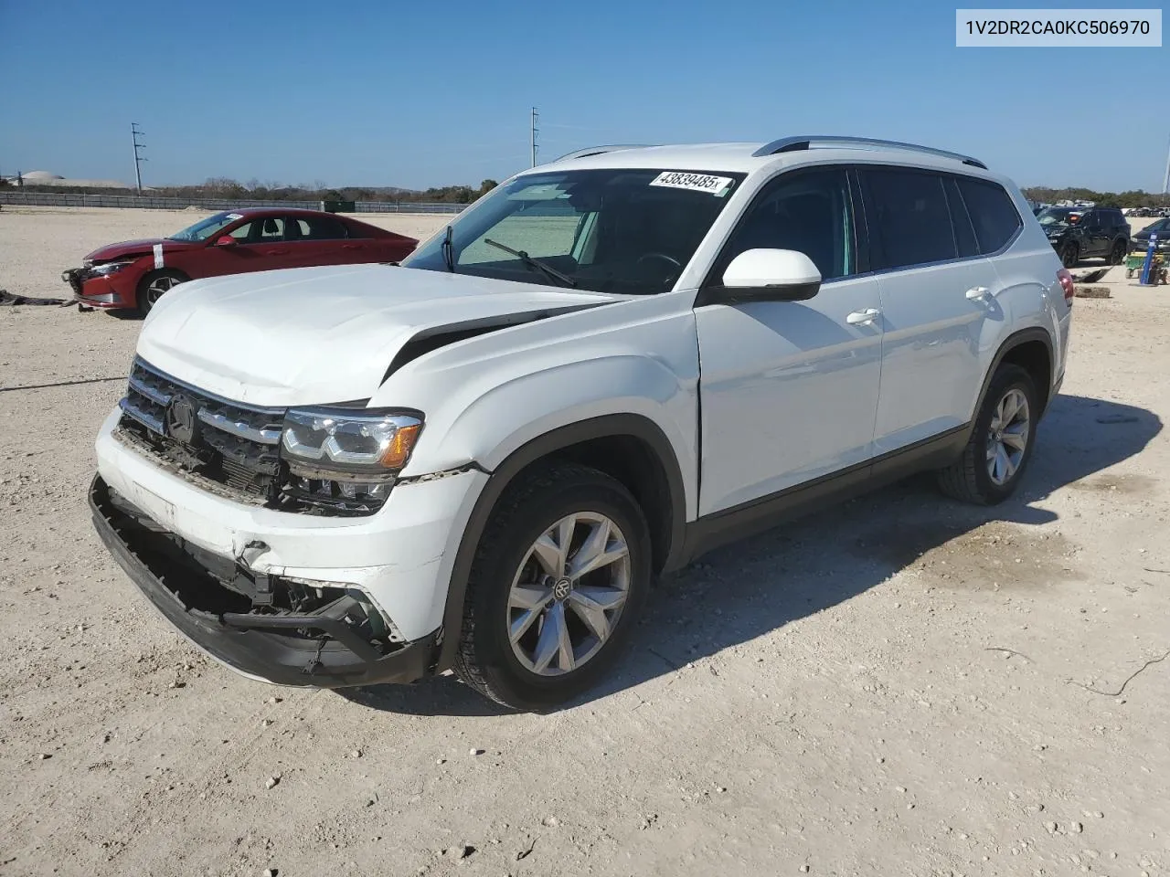 2019 Volkswagen Atlas Se VIN: 1V2DR2CA0KC506970 Lot: 43839485