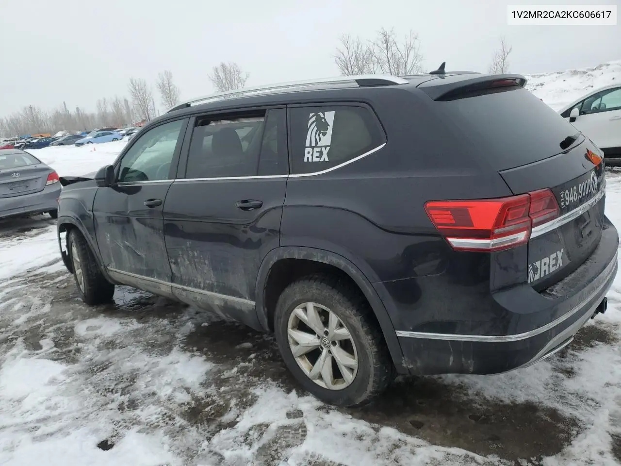 2019 Volkswagen Atlas Sel VIN: 1V2MR2CA2KC606617 Lot: 47283925