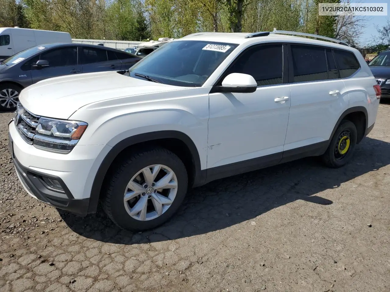 2019 Volkswagen Atlas Se VIN: 1V2UR2CA1KC510302 Lot: 51273985