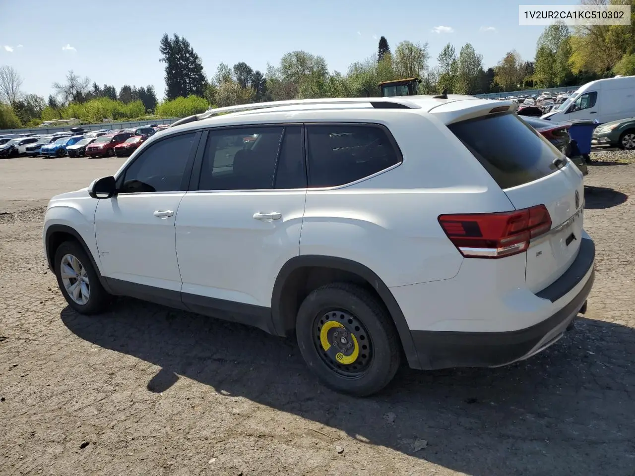2019 Volkswagen Atlas Se VIN: 1V2UR2CA1KC510302 Lot: 51273985