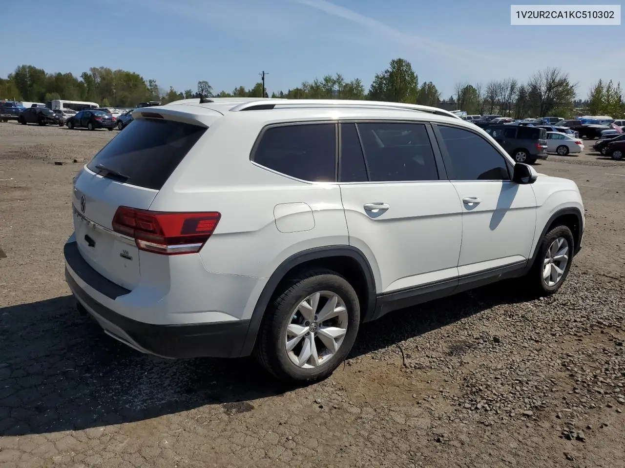 2019 Volkswagen Atlas Se VIN: 1V2UR2CA1KC510302 Lot: 51273985