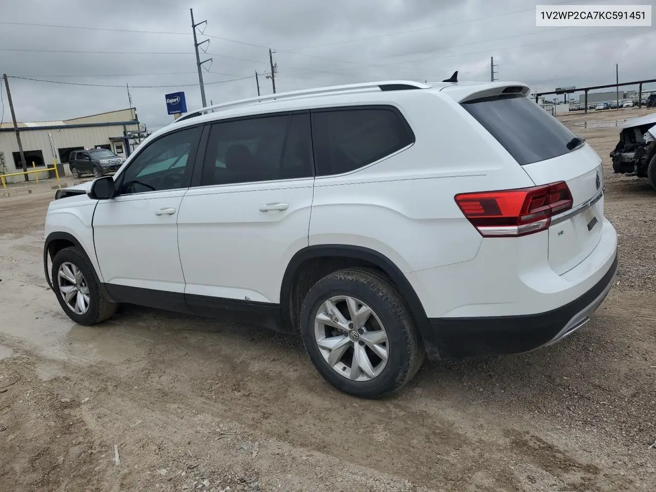 2019 Volkswagen Atlas Se VIN: 1V2WP2CA7KC591451 Lot: 56210635