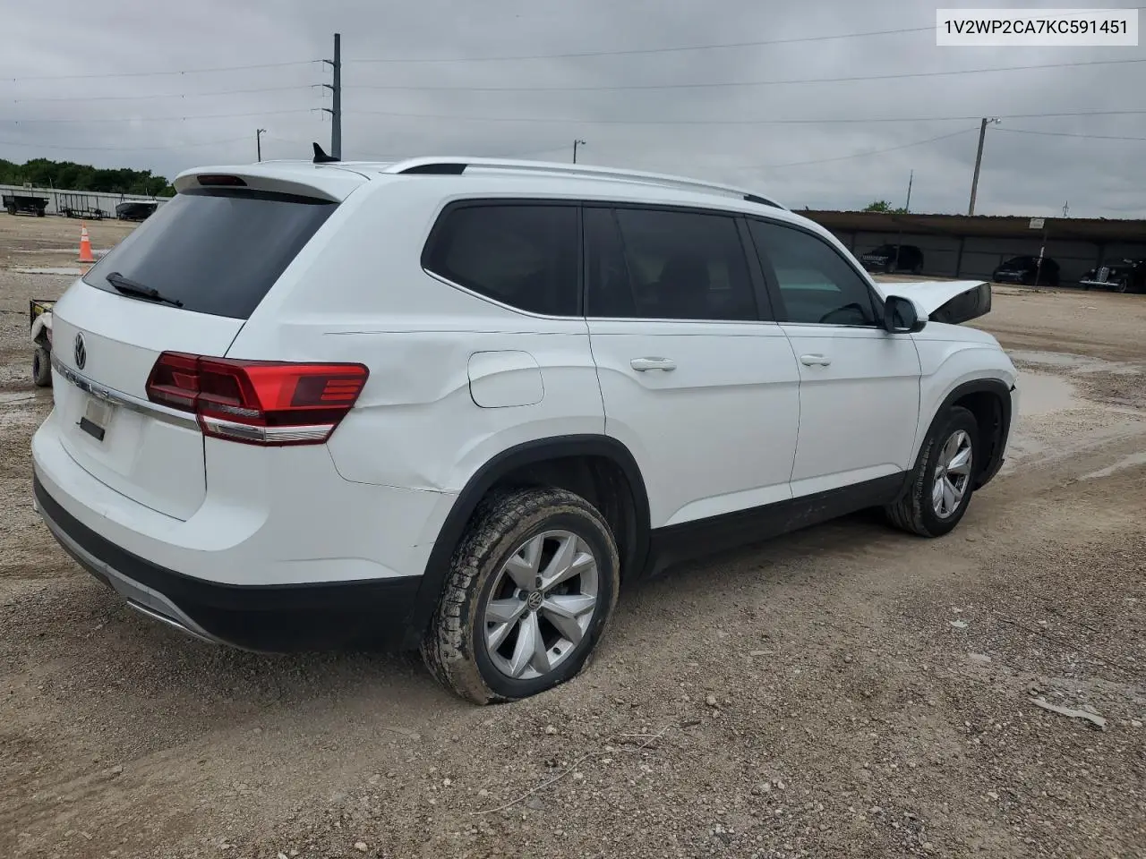 2019 Volkswagen Atlas Se VIN: 1V2WP2CA7KC591451 Lot: 56210635