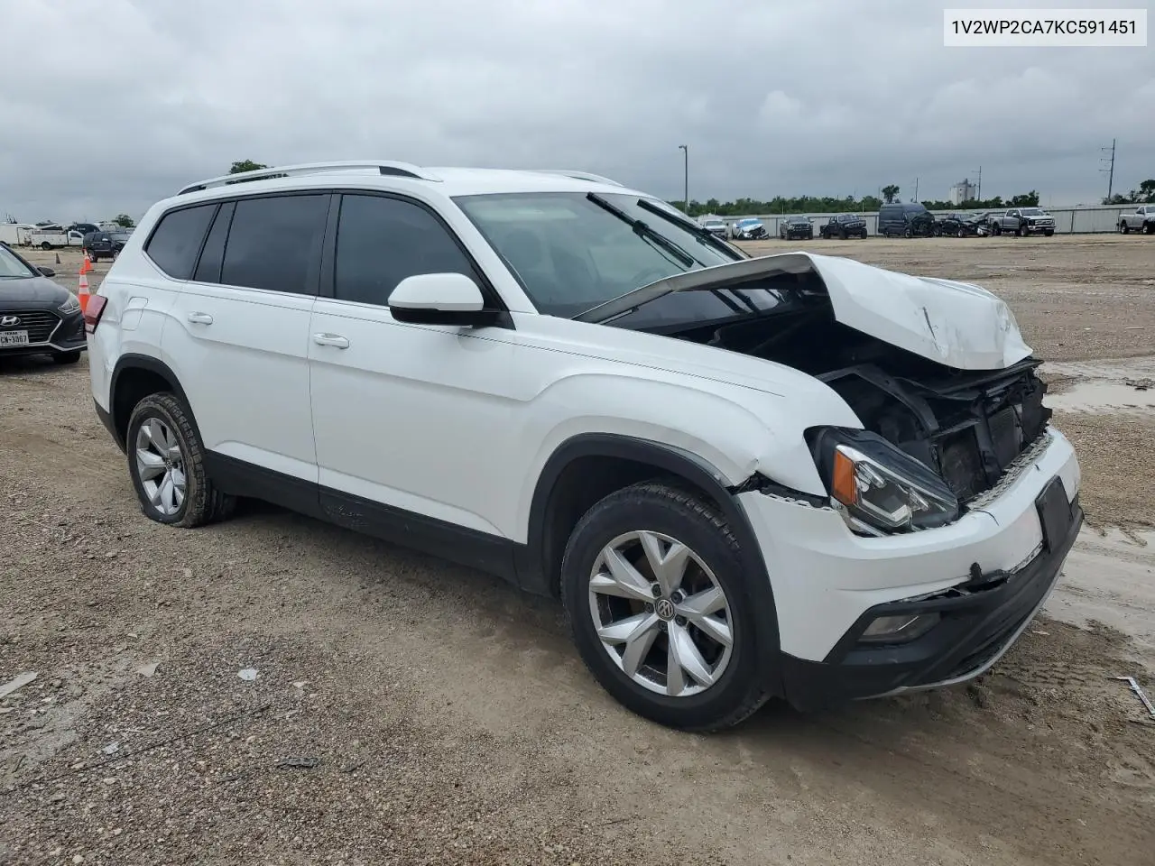 2019 Volkswagen Atlas Se VIN: 1V2WP2CA7KC591451 Lot: 56210635
