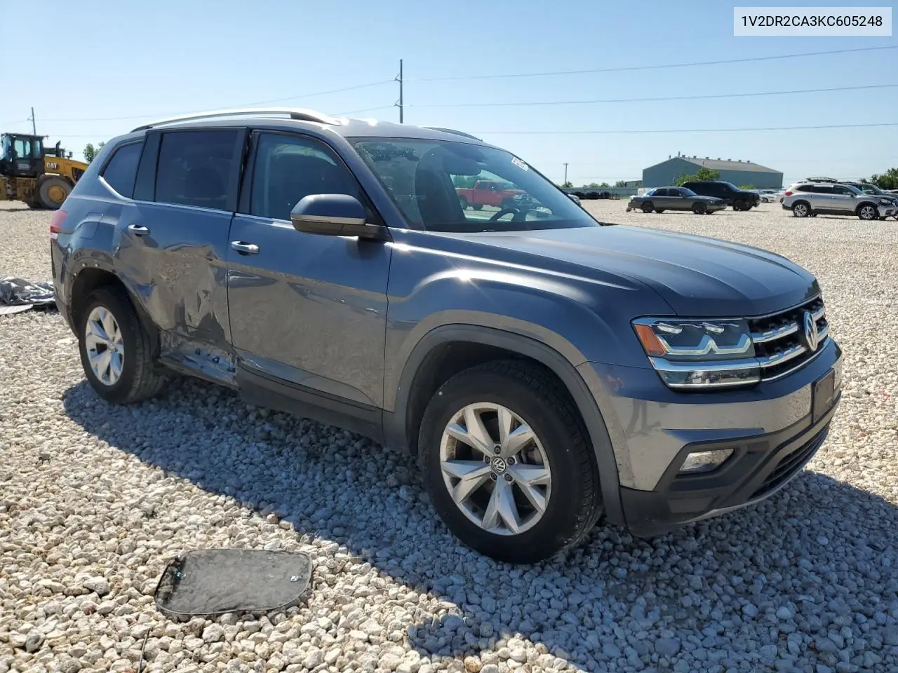 2019 Volkswagen Atlas Se VIN: 1V2DR2CA3KC605248 Lot: 56274715