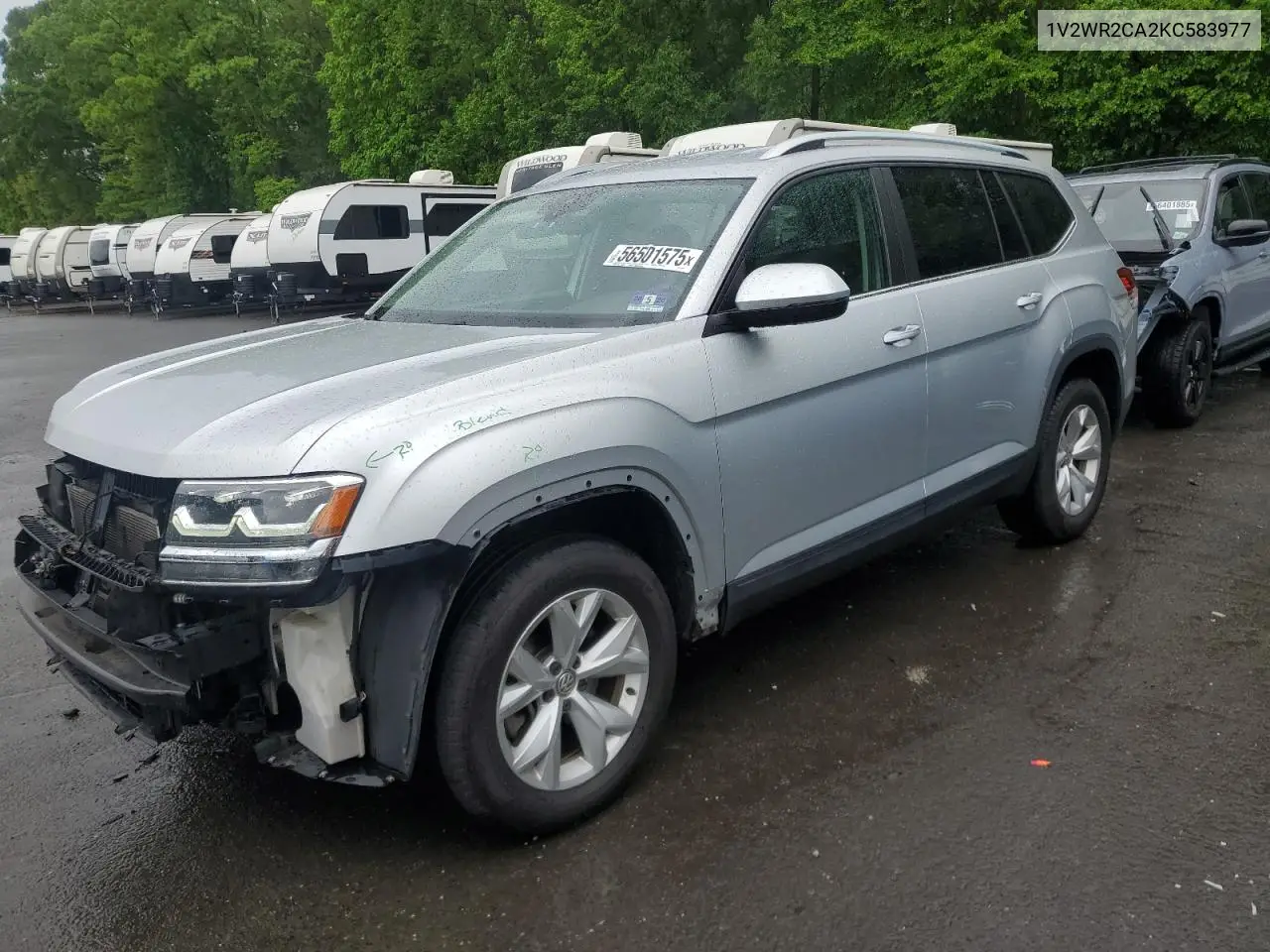 2019 Volkswagen Atlas Se VIN: 1V2WR2CA2KC583977 Lot: 56501575