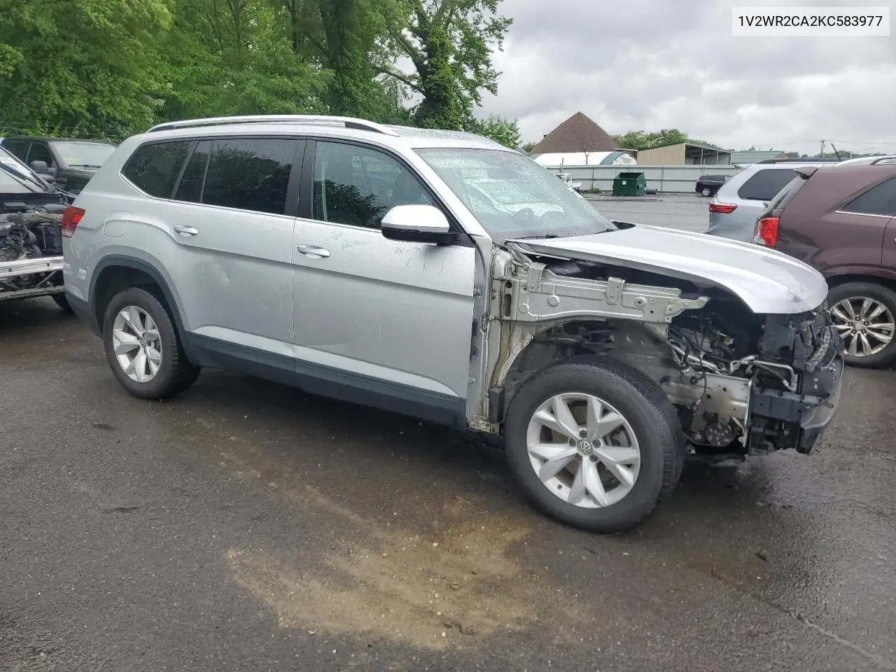 2019 Volkswagen Atlas Se VIN: 1V2WR2CA2KC583977 Lot: 56501575