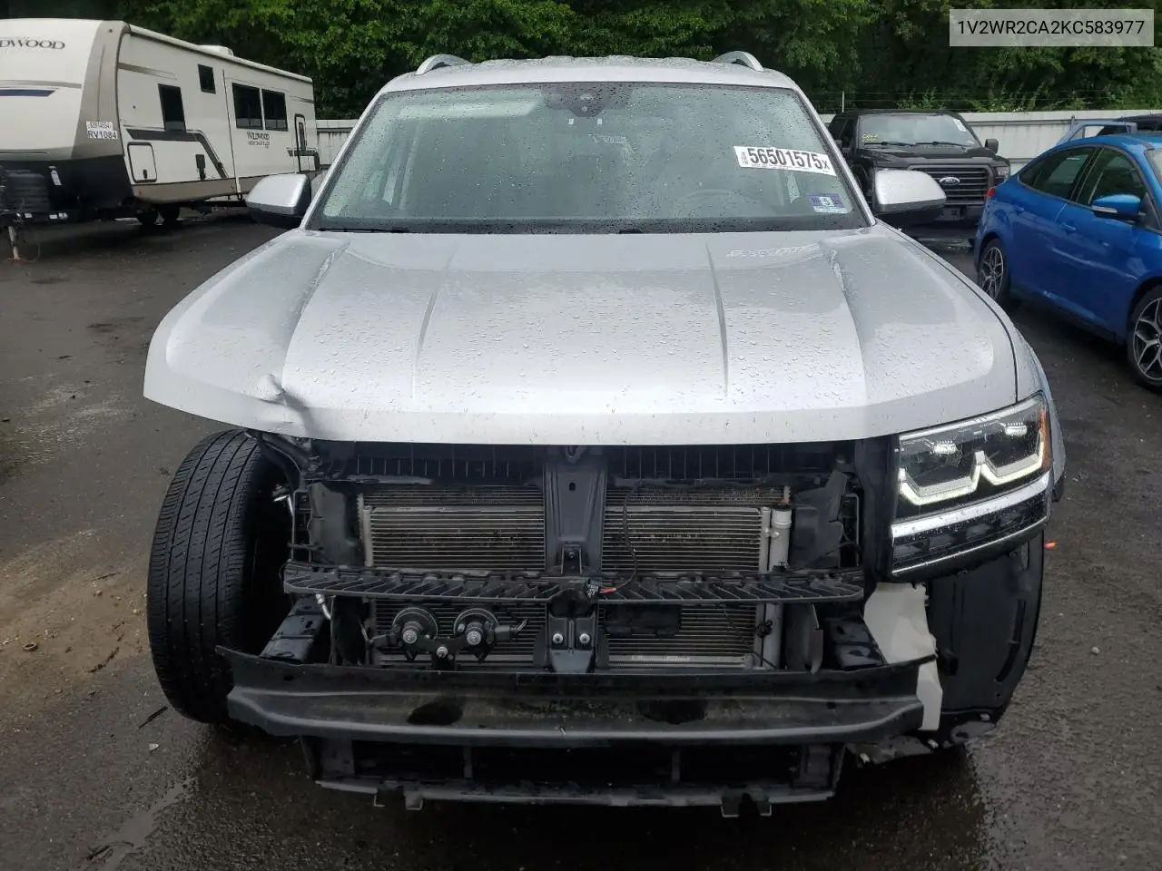 2019 Volkswagen Atlas Se VIN: 1V2WR2CA2KC583977 Lot: 56501575