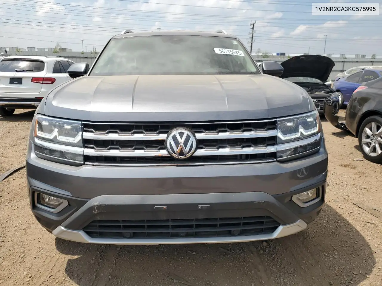 2019 Volkswagen Atlas Sel Premium VIN: 1V2NR2CA3KC575995 Lot: 56715085