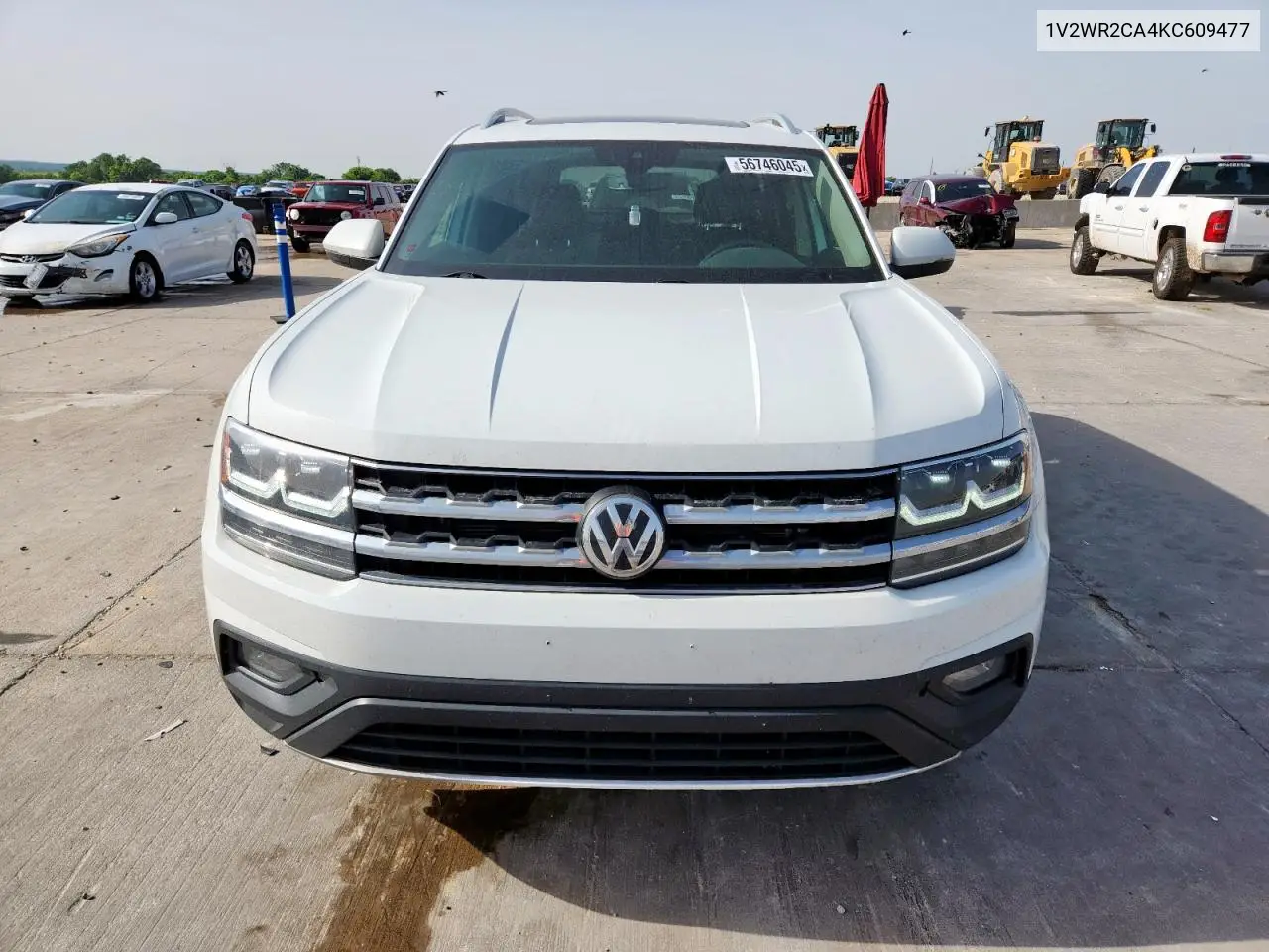 2019 Volkswagen Atlas Se VIN: 1V2WR2CA4KC609477 Lot: 56746045