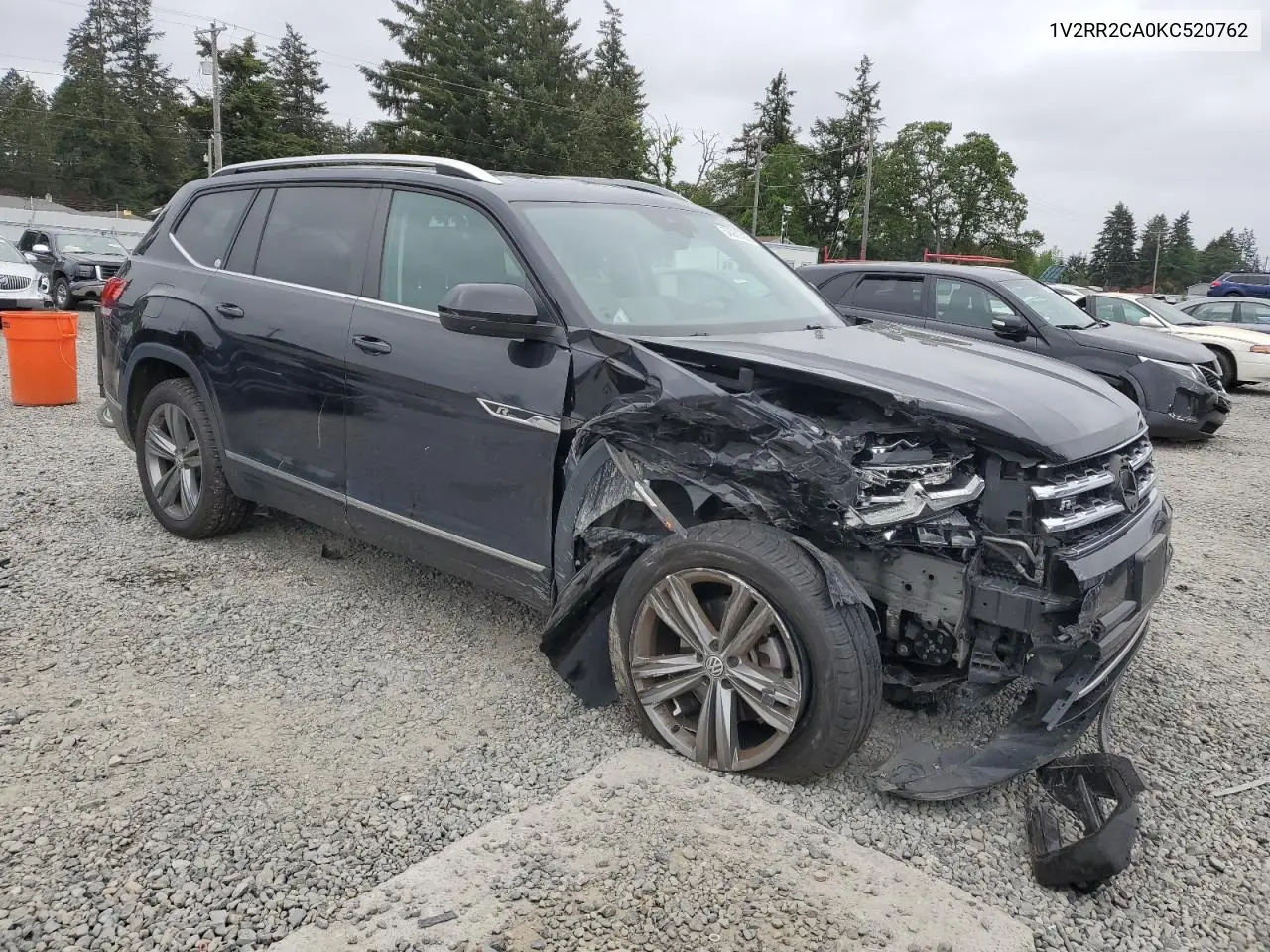 2019 Volkswagen Atlas Sel VIN: 1V2RR2CA0KC520762 Lot: 56938535