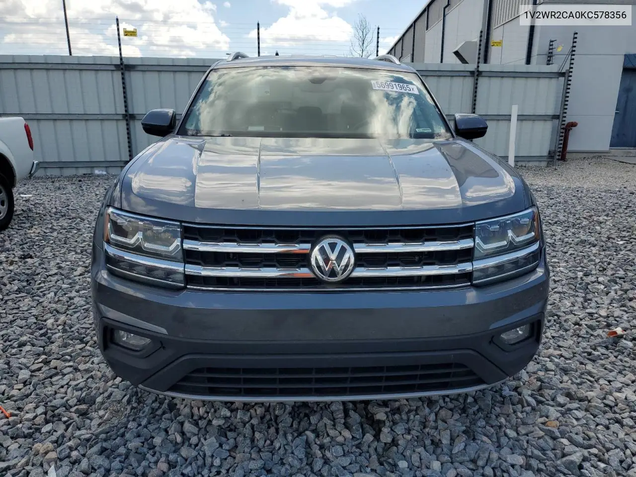2019 Volkswagen Atlas Se VIN: 1V2WR2CA0KC578356 Lot: 56991965