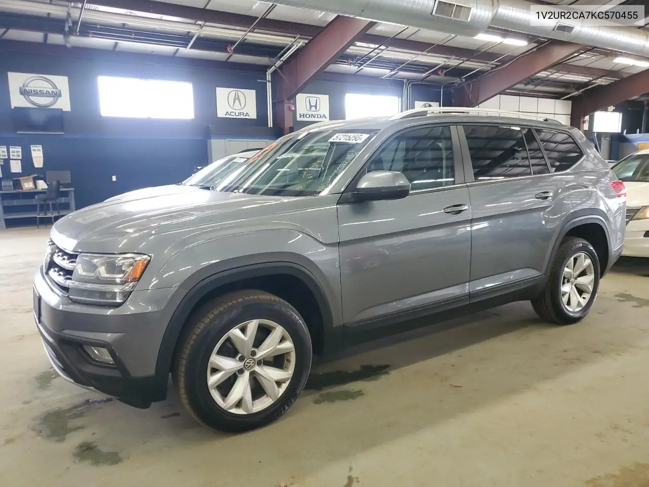 2019 Volkswagen Atlas Se VIN: 1V2UR2CA7KC570455 Lot: 57215295