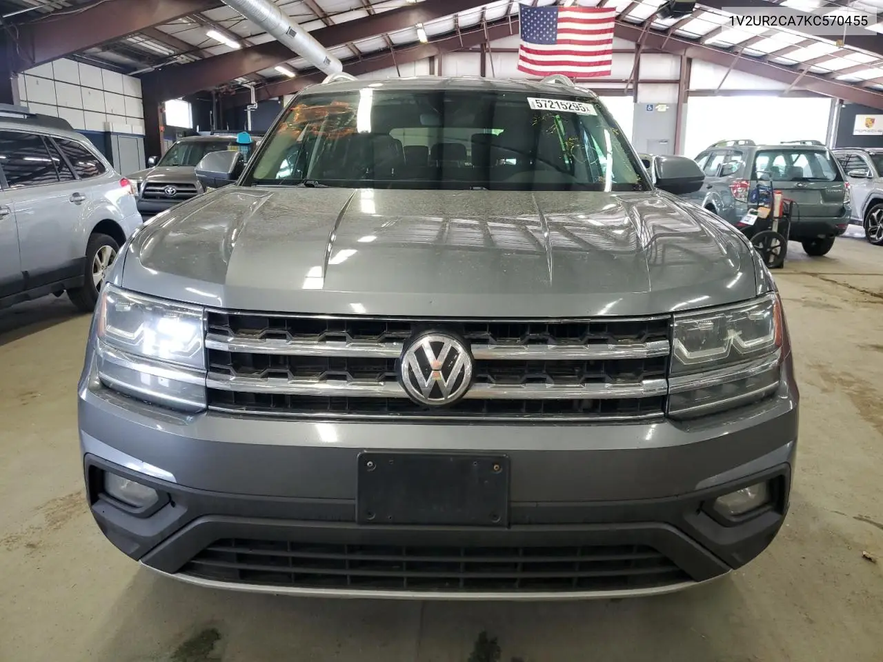 2019 Volkswagen Atlas Se VIN: 1V2UR2CA7KC570455 Lot: 57215295