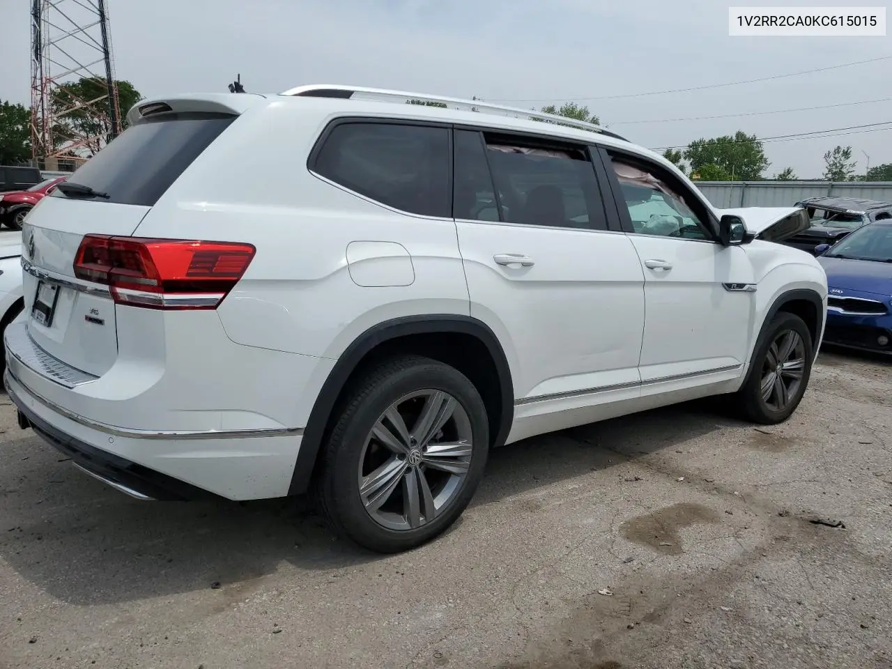 2019 Volkswagen Atlas Sel VIN: 1V2RR2CA0KC615015 Lot: 60494105