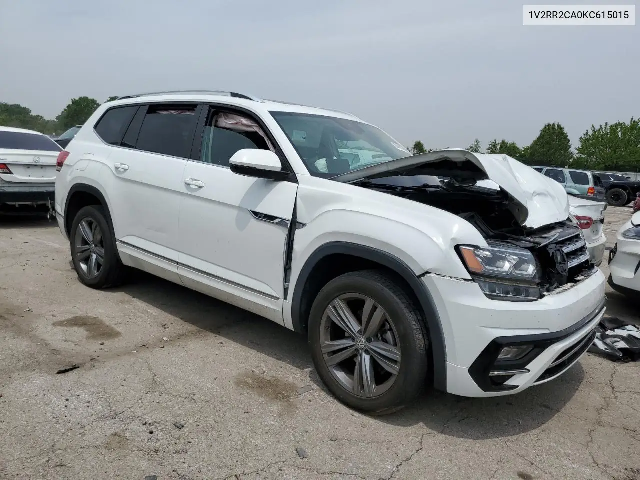 2019 Volkswagen Atlas Sel VIN: 1V2RR2CA0KC615015 Lot: 60494105
