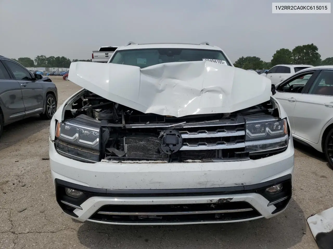 2019 Volkswagen Atlas Sel VIN: 1V2RR2CA0KC615015 Lot: 60494105