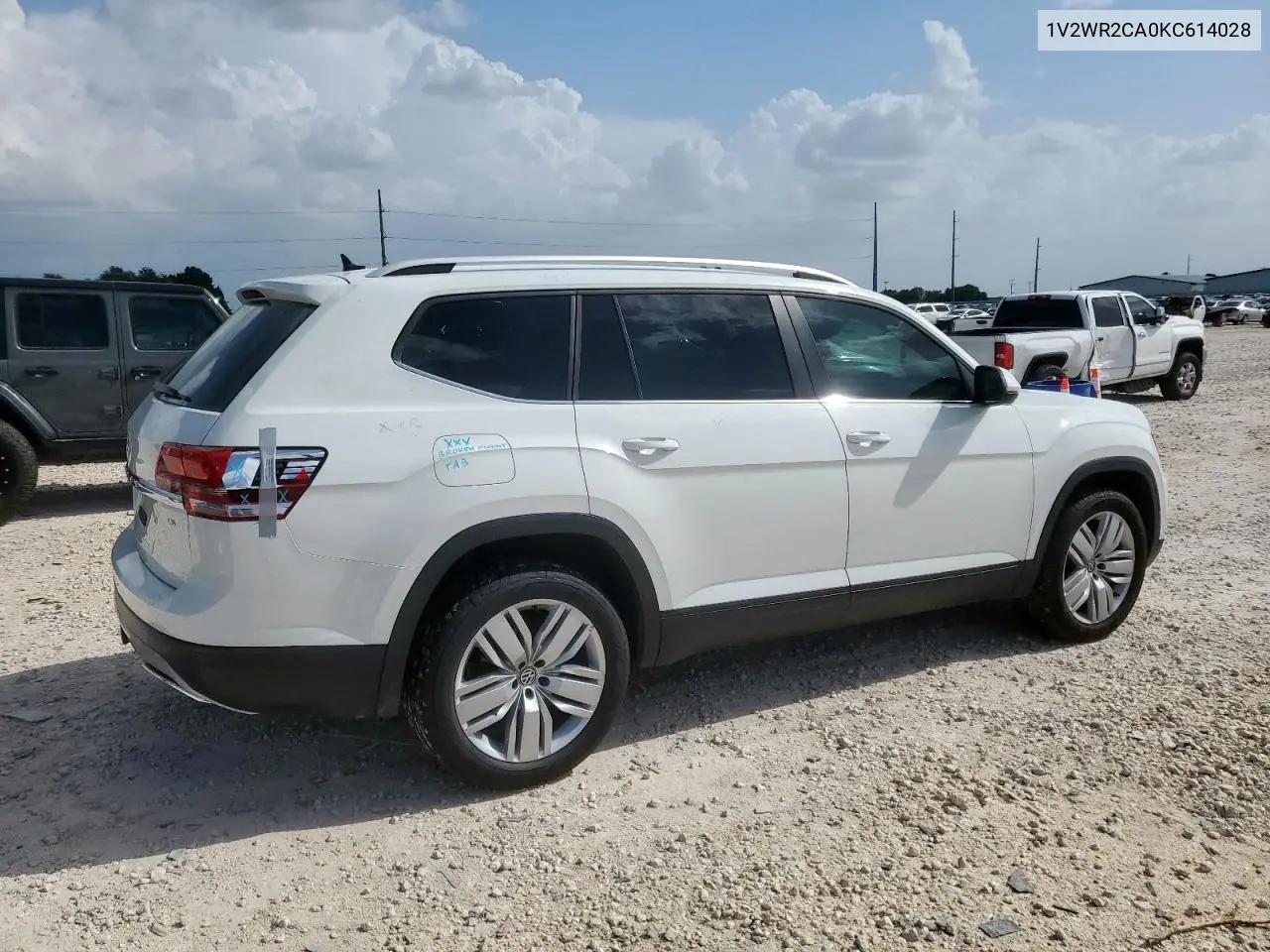 2019 Volkswagen Atlas Se VIN: 1V2WR2CA0KC614028 Lot: 61867075