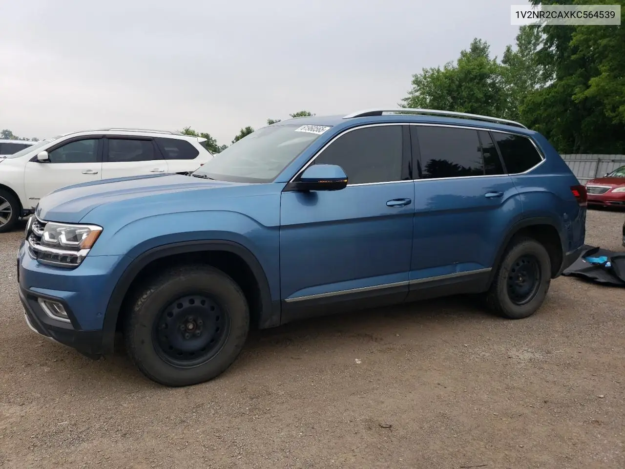 2019 Volkswagen Atlas Sel Premium VIN: 1V2NR2CAXKC564539 Lot: 61960565